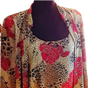 Twinset with Attached Jacket